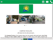 Tablet Screenshot of camping-tavolara.it